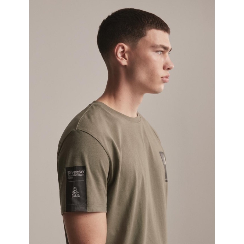 T-shirt DAKAR DKR Patch kaki