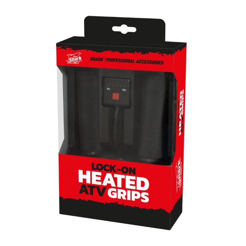 Poignées chauffantes SHARK LOCK-ON noir