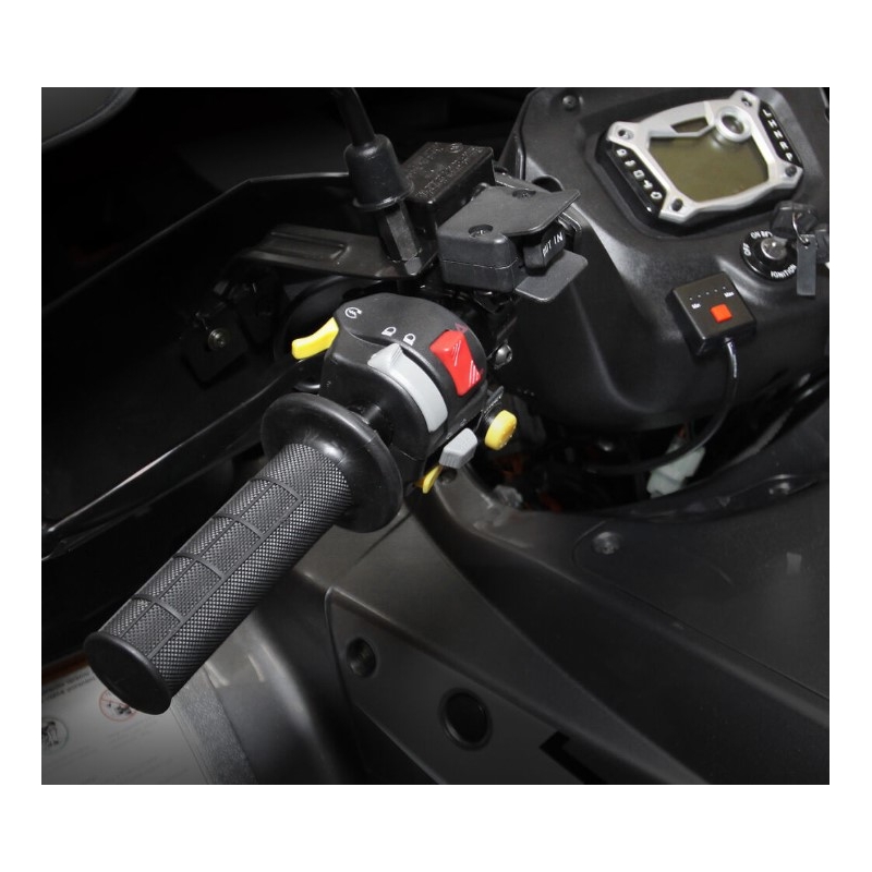 Poignées chauffantes SHARK LOCK-ON noir