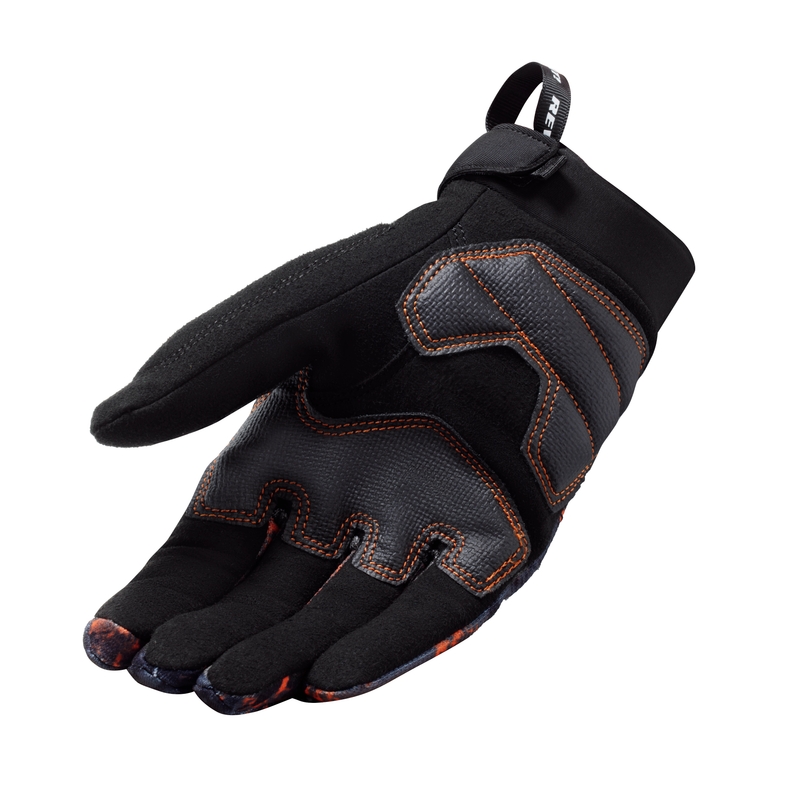 Gants moto Revit Continent noir-orange