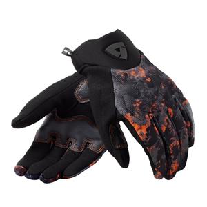 Gants moto Revit Continent noir-orange