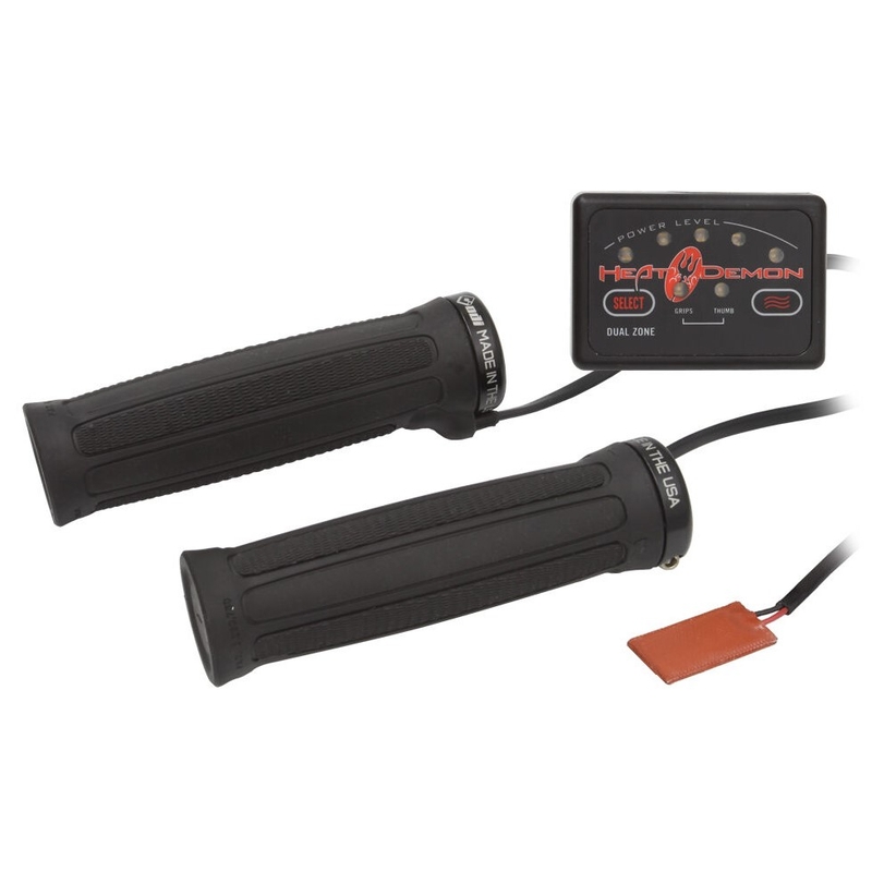 Poignées chauffantes double zone SYMTEC ATV Clamp On