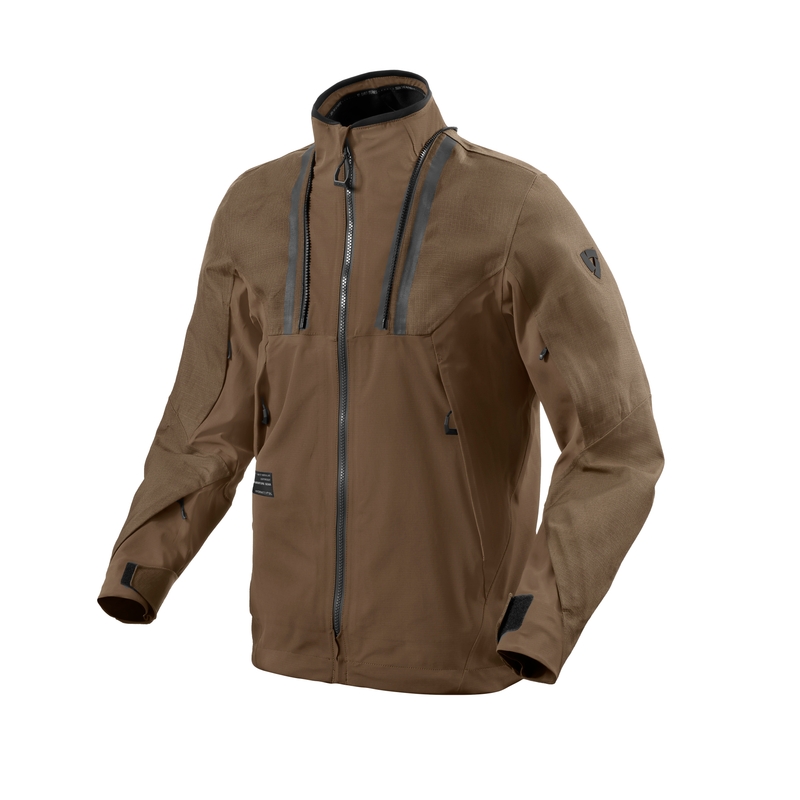 Blouson moto Revit Component 2 H2O marron