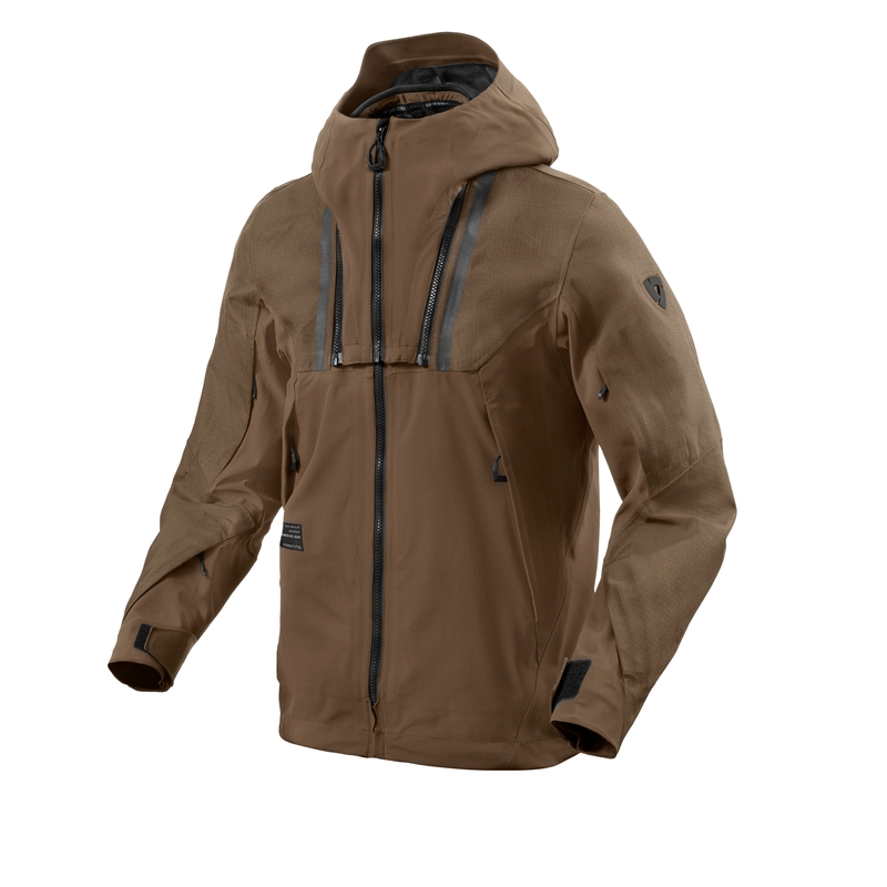 Blouson moto Revit Component 2 H2O marron