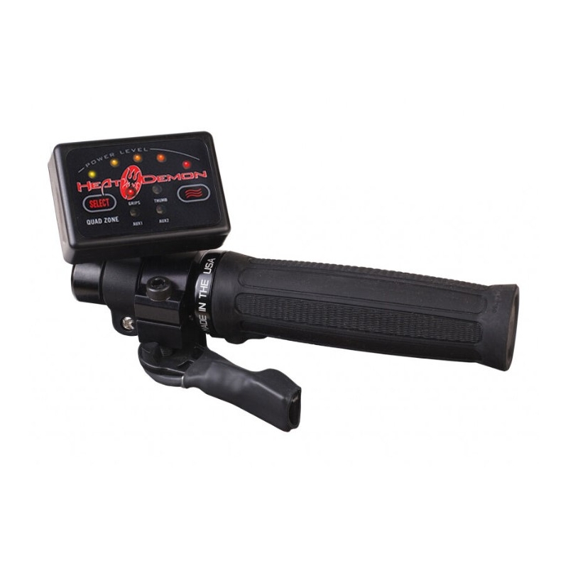 Poignées chauffantes SYMTEC ATV Clamp On Quad Zone noir