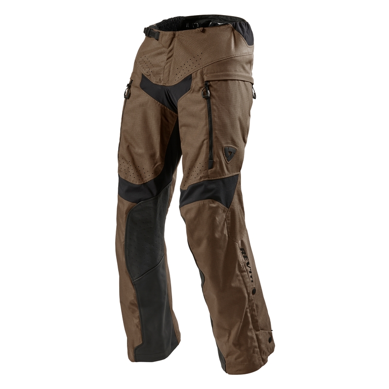 Revit Continent pantalon moto marron étendu