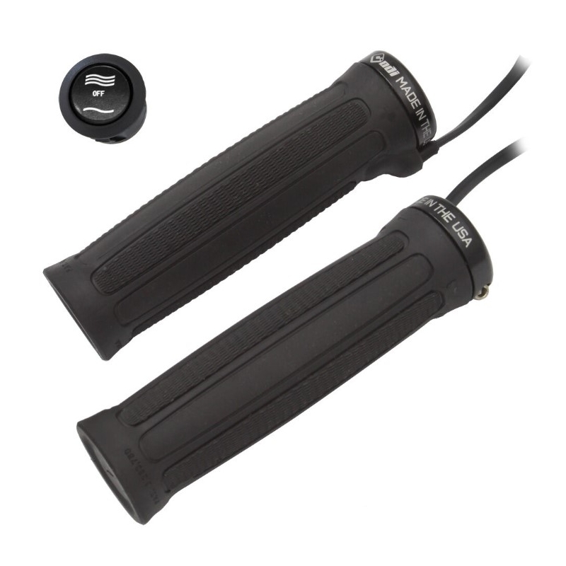 Poignées chauffantes SYMTEC ATV Clamp On High/Low RR noir