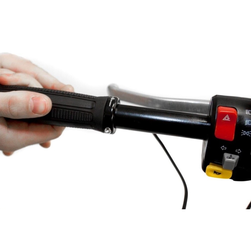 Poignées chauffantes SYMTEC ATV Clamp On High/Low RR noir