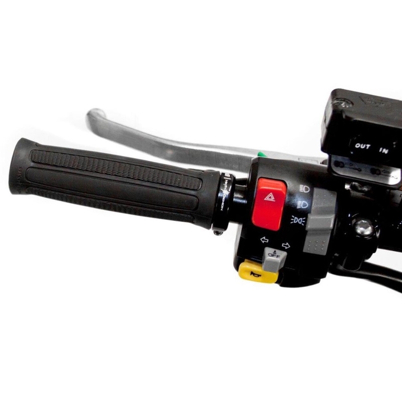 Poignées chauffantes SYMTEC ATV Clamp On High/Low RR noir