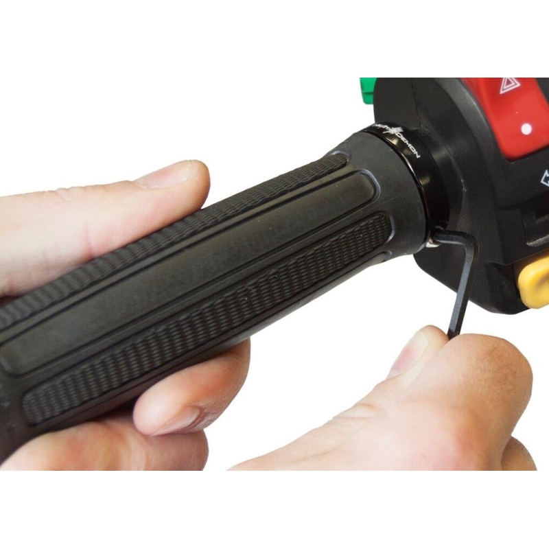 Poignées chauffantes SYMTEC ATV Clamp On High/Low RR noir