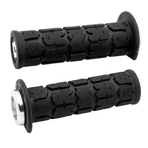 Poignées ODI ROGUE ATV LOCK-ON V2.1 125mm noir-argenté