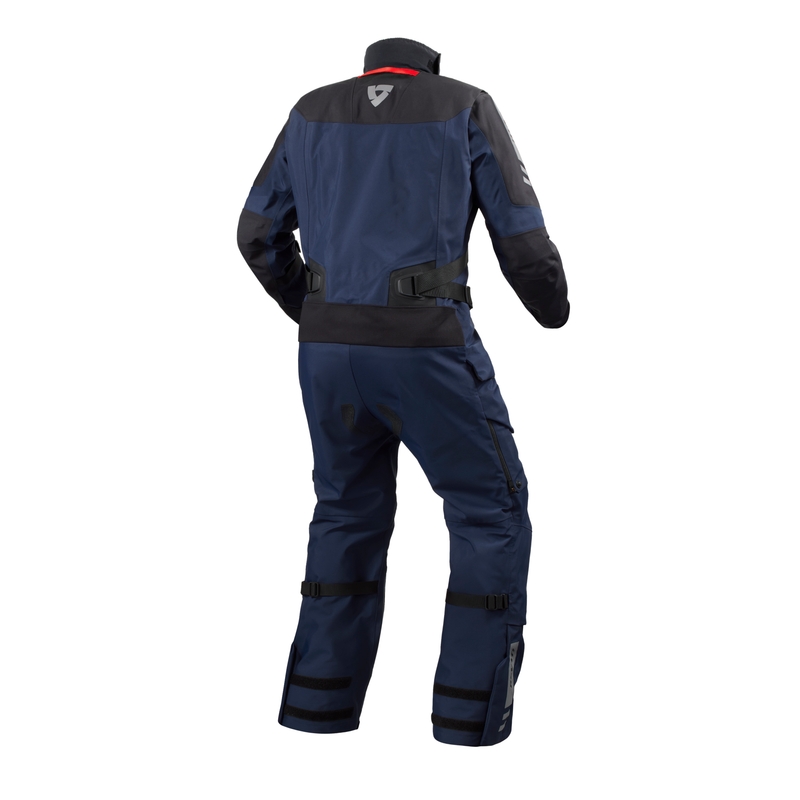 Revit Paramount GTX combinaison moto une pièce bleu foncé étendue