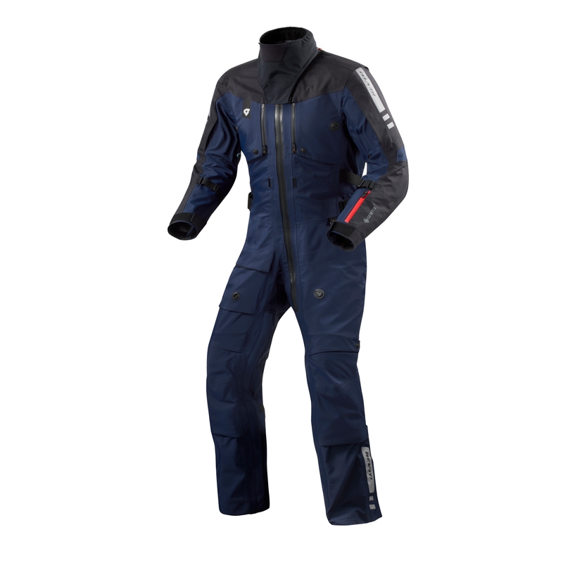 Revit Paramount GTX combinaison moto une pièce bleu foncé short