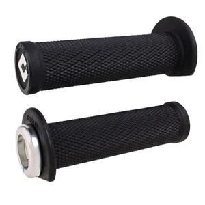 Poignées ODI RUFFIAN ATV LOCK-ON V2.1 125mm noir-argenté