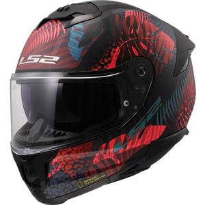 Casque moto intégral LS2 FF808 Stream II Jungle noir-rose-bleu