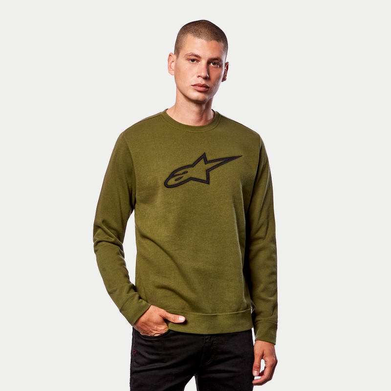 Alpinestars Ageless Crew Fleece Vert et Noir