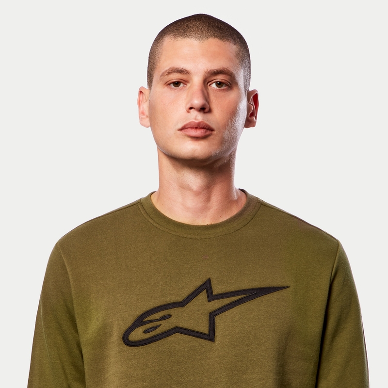 Alpinestars Ageless Crew Fleece Vert et Noir