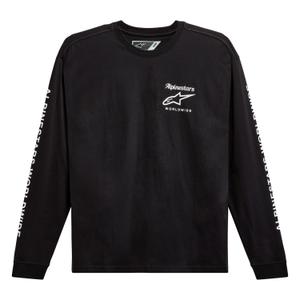 Tee-shirt Alpinestars Authenticated noir et blanc