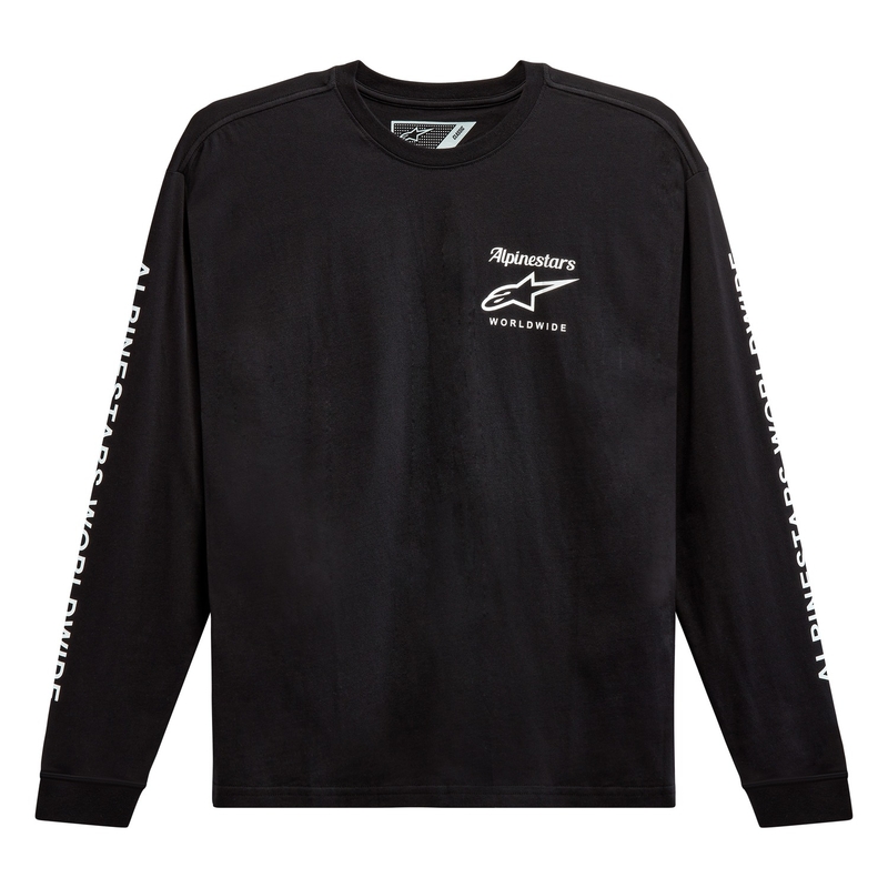 Tee-shirt Alpinestars Authenticated noir et blanc