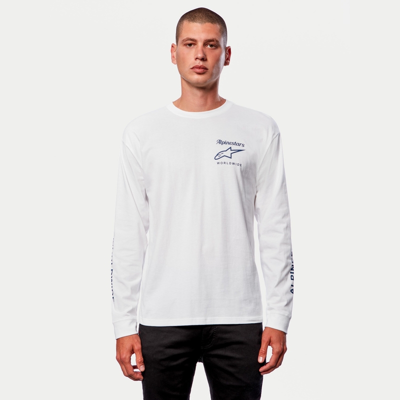 Tee-shirt Alpinestars Authenticated blanc et noir