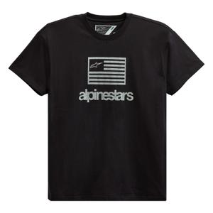 Tee-shirt Alpinestars Flag noir et blanc