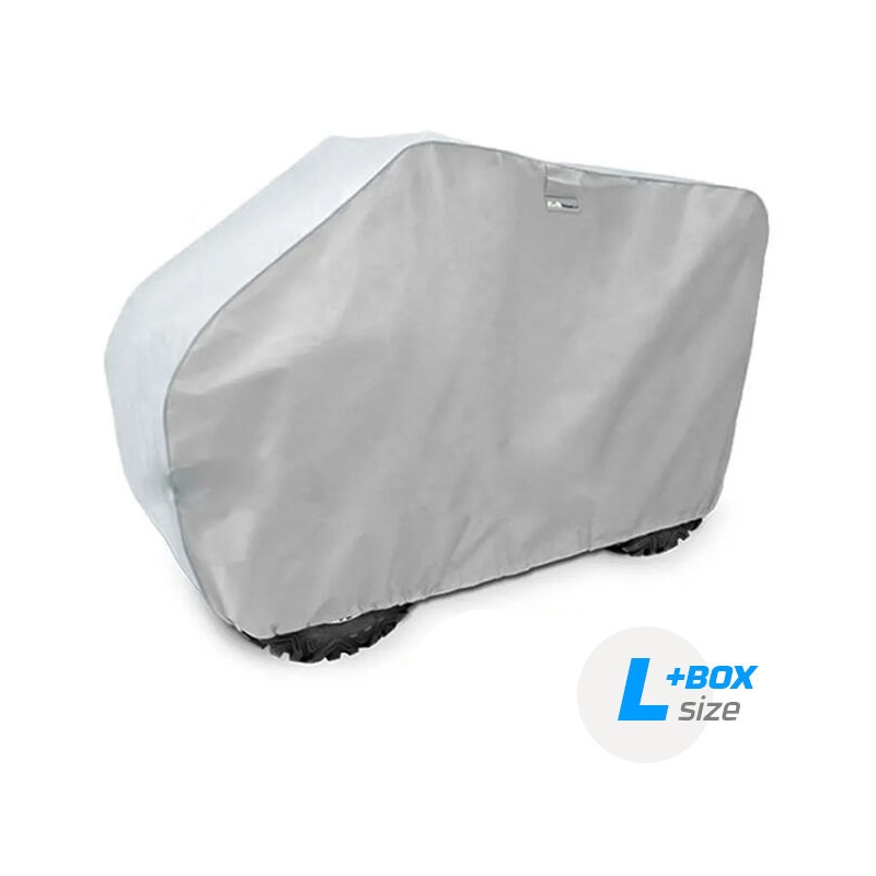 Toile pour VTT long biplace avec boîte argentée L