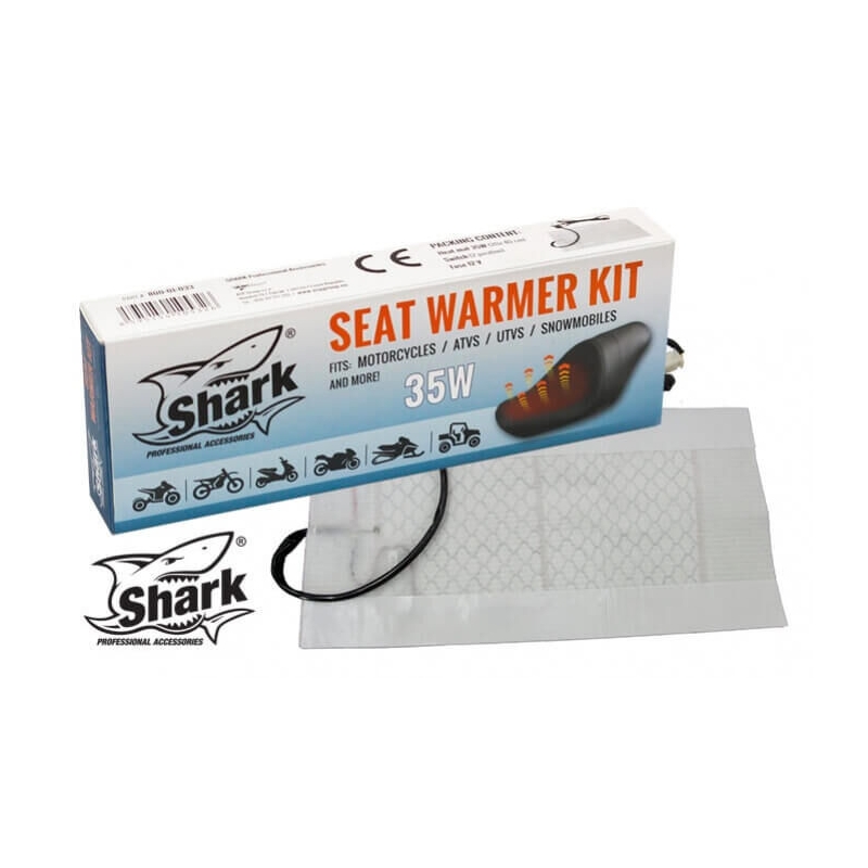 Chauffe-siège électrique universel SHARK 12V, 35 WATT