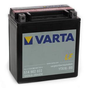 VARTA YTX16-4/YTX16-BS 12V/14Ah batterie sans entretien