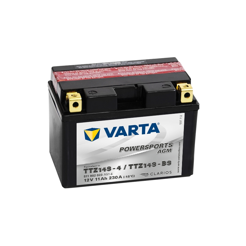 VARTA TTZ14S-4/TTZ14S-BS Batterie sans entretien 12V/11Ah