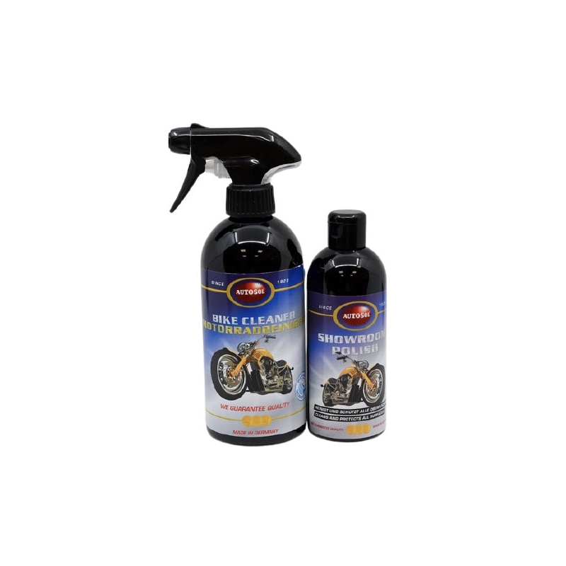 Autosol Motorcycle Bike Cleaner and Showroom Polish Kit (Kit de nettoyage et de polissage pour motos et vélos)
