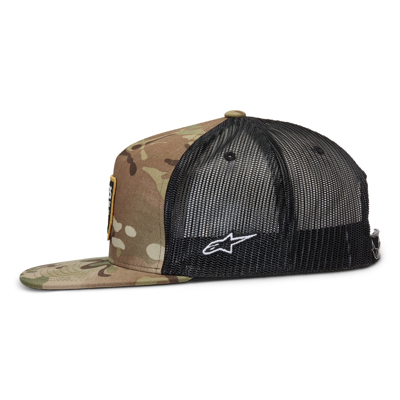 Casquette Covert Trucker vert-noir