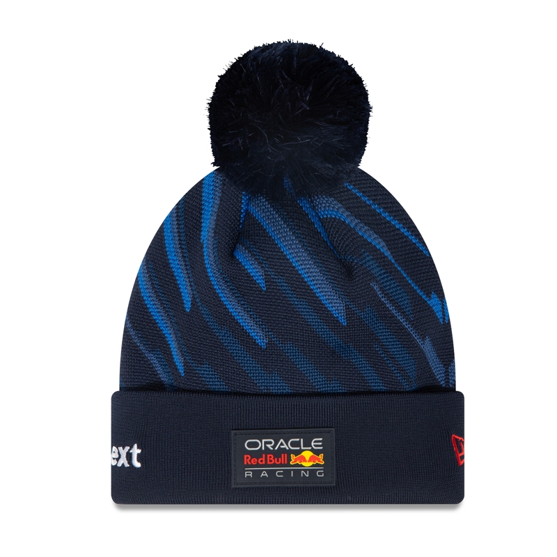Bonnet à pompon Red Bull Racing F1 Max Verstappen bleu