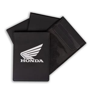 Cache plaque d&#39;immatriculation technique Honda blanc
