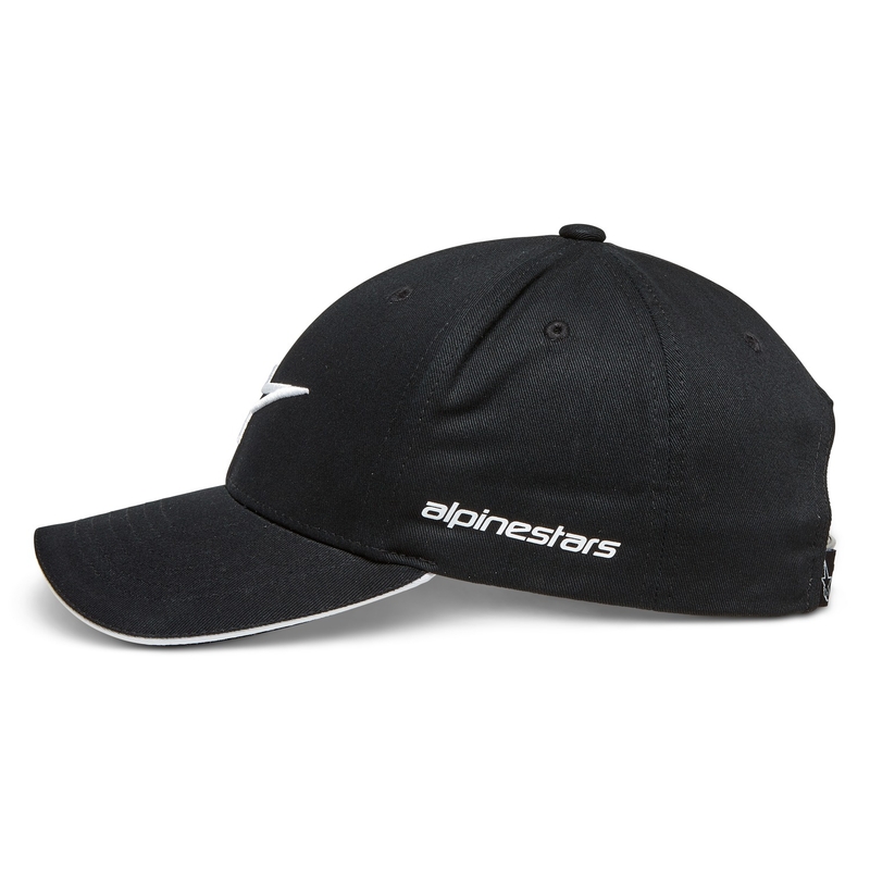 Casquette Alpinestars Rostrum noir et blanc