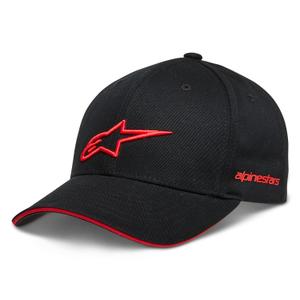Casquette Alpinestars Rostrum noir et rouge