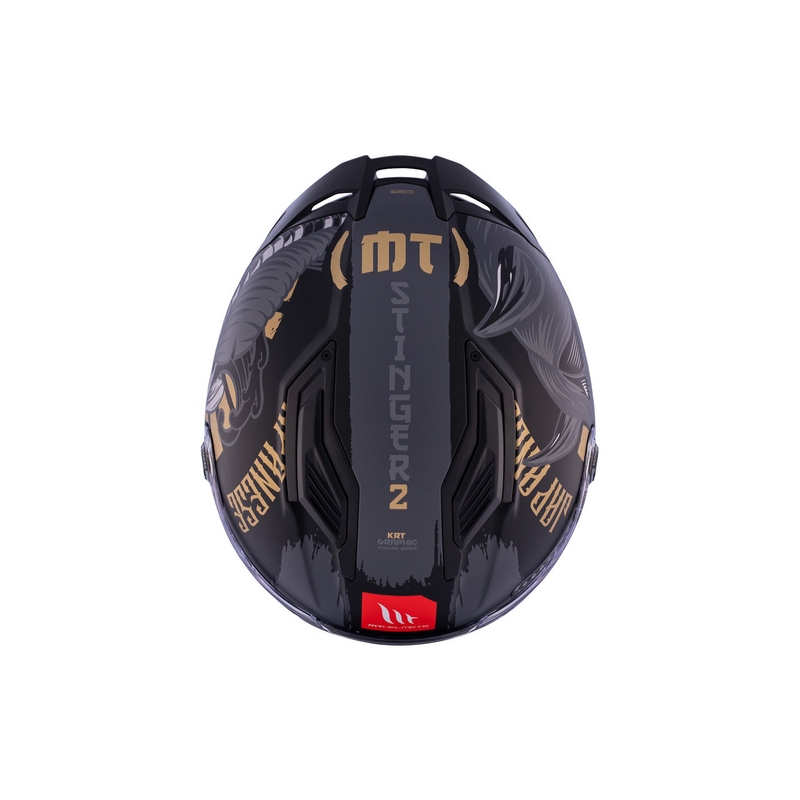 Casque moto intégral MT Stinger 2 KRT mat