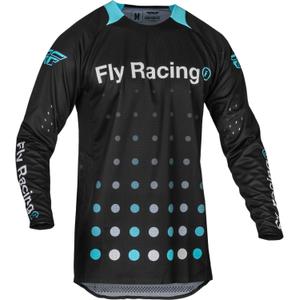 Maillot de motocross FLY Racing Evolution DST 2024 noir et bleu soldes