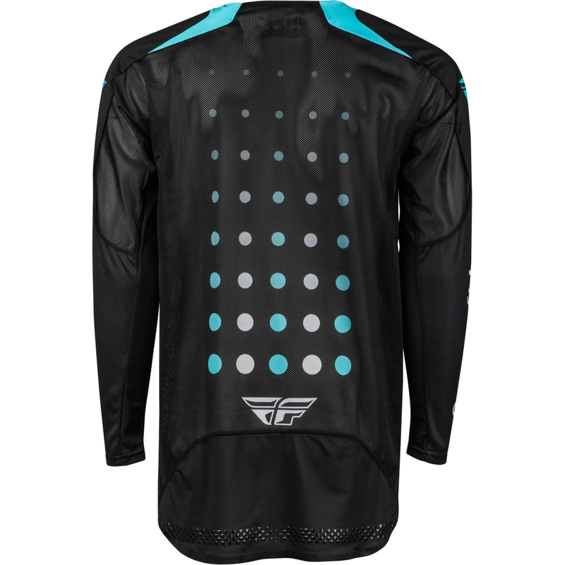Maillot de motocross FLY Racing Evolution DST noir-bleu en solde soldes