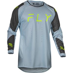 Maillot de motocross FLY Racing Evolution DST 2024 gris-noir-vert fluo soldes