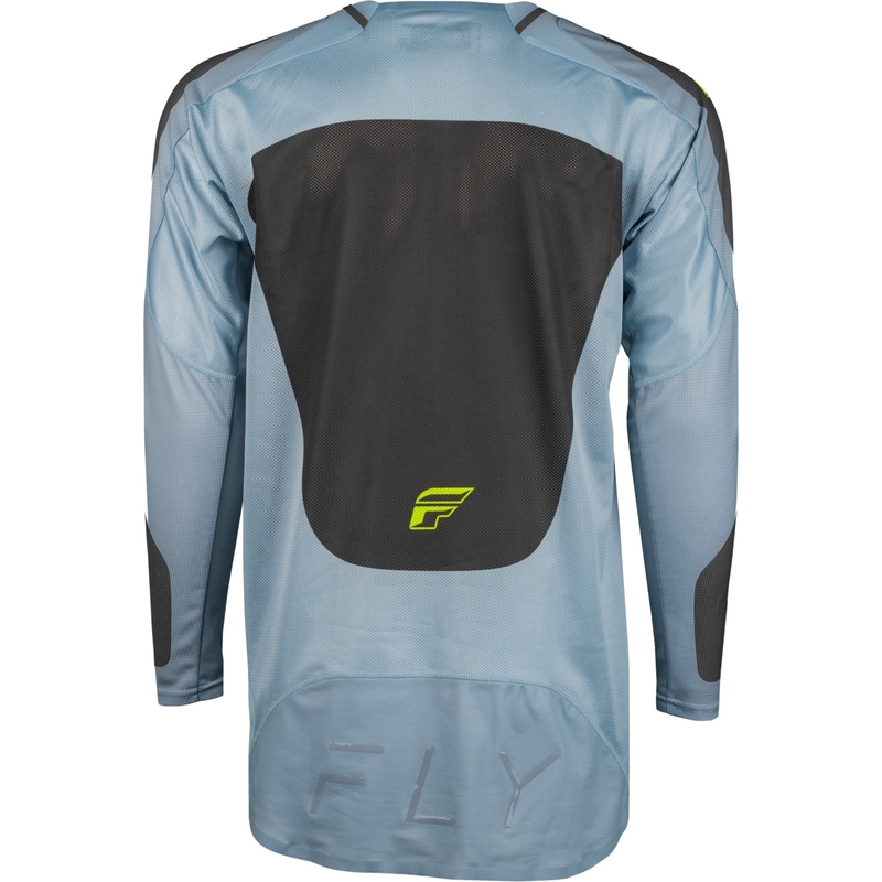 Maillot de motocross FLY Racing Evolution DST gris-noir-vert fluo en promotion soldes