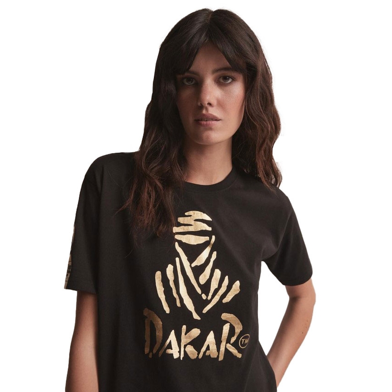 T-shirt femme DAKAR DKR VIP 38 noir