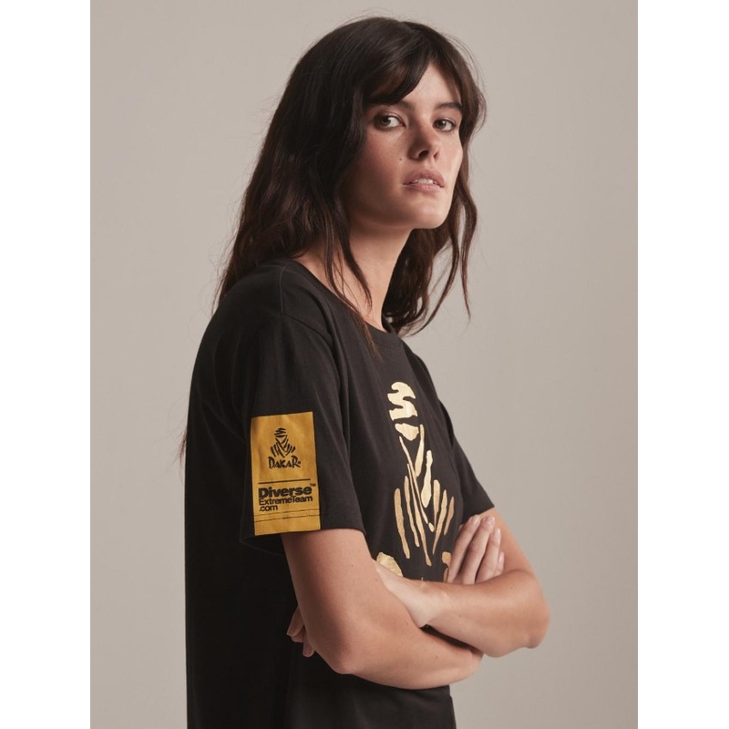 T-shirt femme DAKAR DKR VIP 38 noir