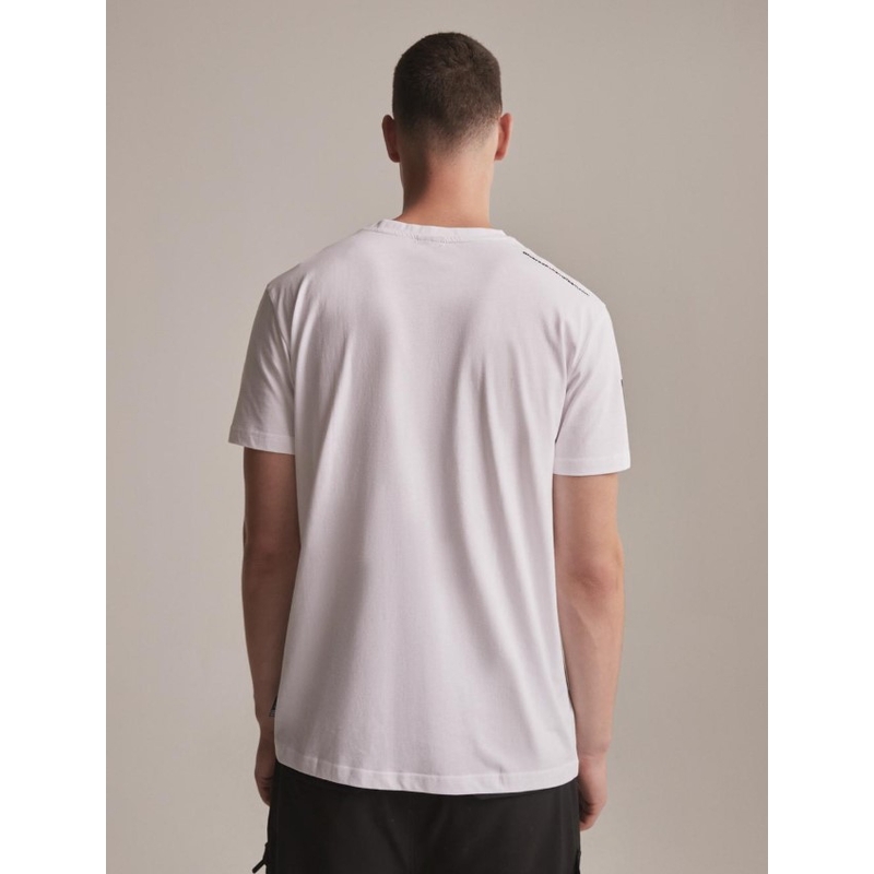 T-shirt DAKAR DKR Logo 123 blanc soldes