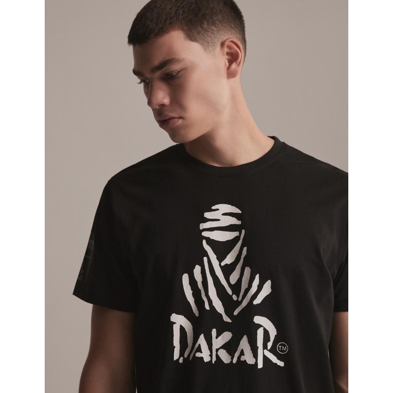 T-shirt DAKAR DKR Logo 123 noir