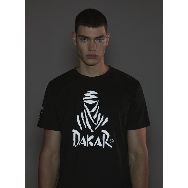 T-shirt DAKAR DKR Logo 123 noir