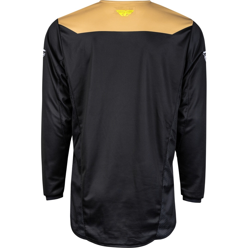 Maillot de motocross FLY Racing Kinetic Reload jaune-noir-jaune fluo