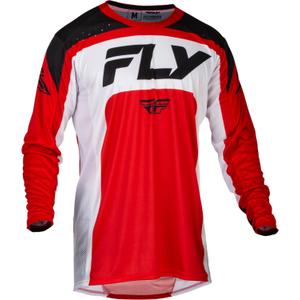 Maillot de motocross FLY Racing Lite 2024 rouge-blanc-noir soldes