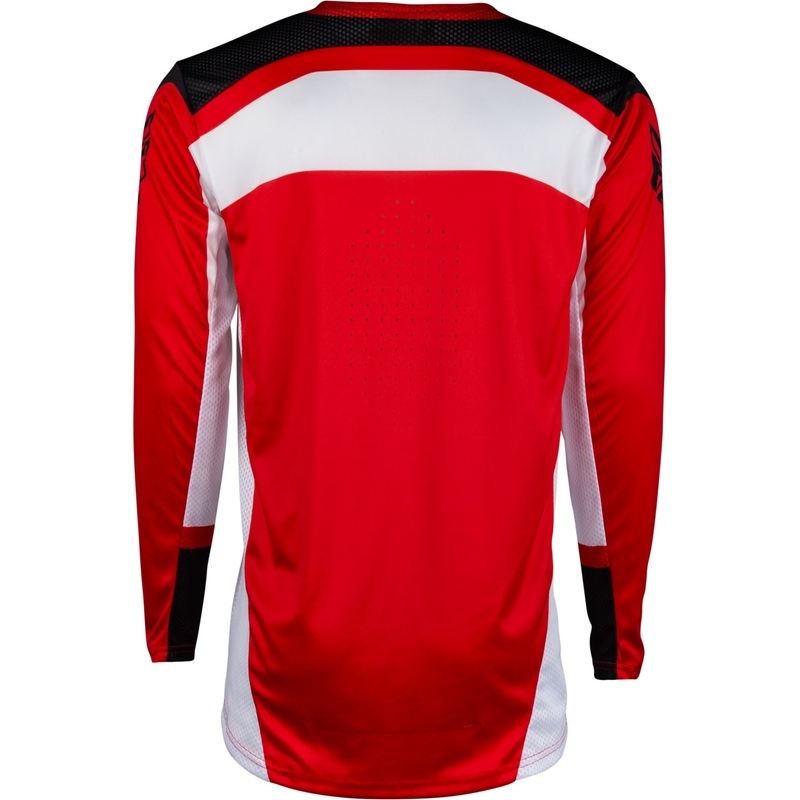 Maillot de motocross FLY Racing Lite 2024 rouge-blanc-noir soldes