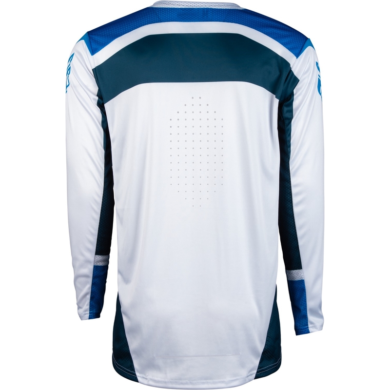 Maillot de motocross FLY Racing Lite rouge-blanc-bleu en solde soldes