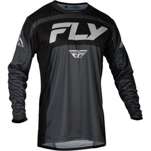 Maillot de motocross FLY Racing Lite 2024 gris foncé-noir soldes